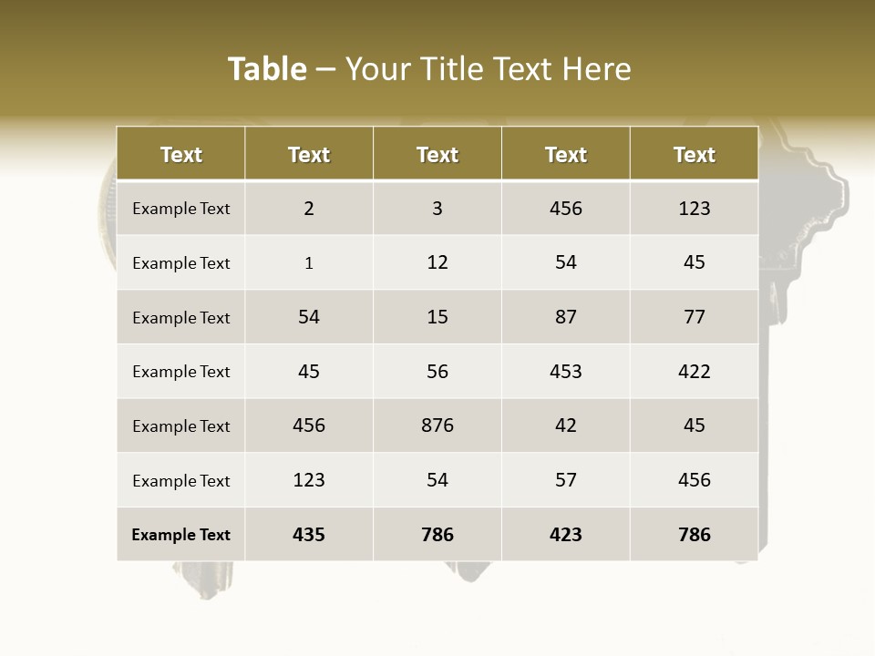 Frame Leaf Decoration PowerPoint Template
