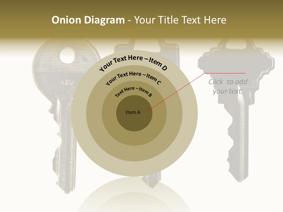 Frame Leaf Decoration PowerPoint Template