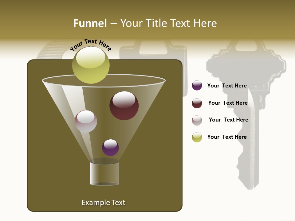 Frame Leaf Decoration PowerPoint Template