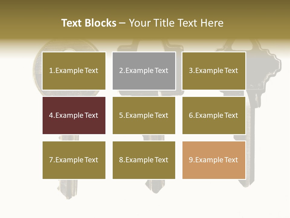 Frame Leaf Decoration PowerPoint Template