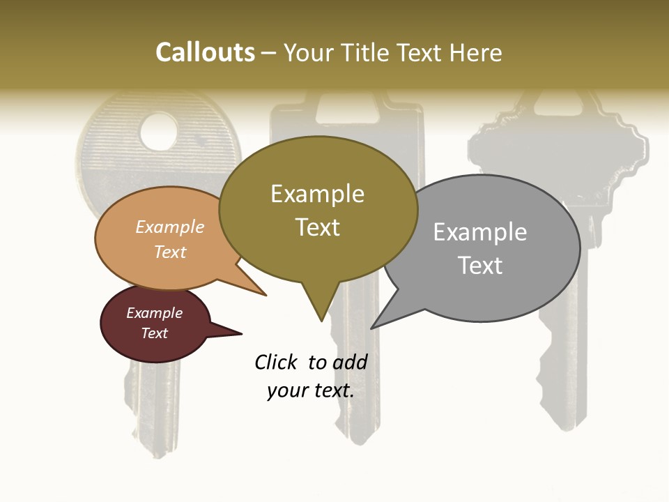 Frame Leaf Decoration PowerPoint Template