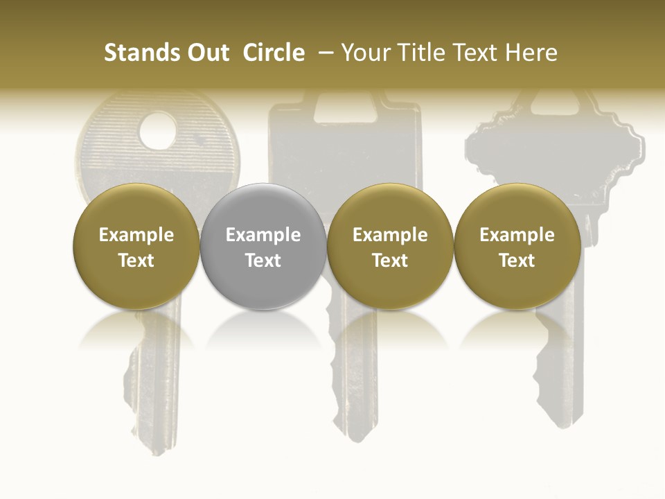 Frame Leaf Decoration PowerPoint Template