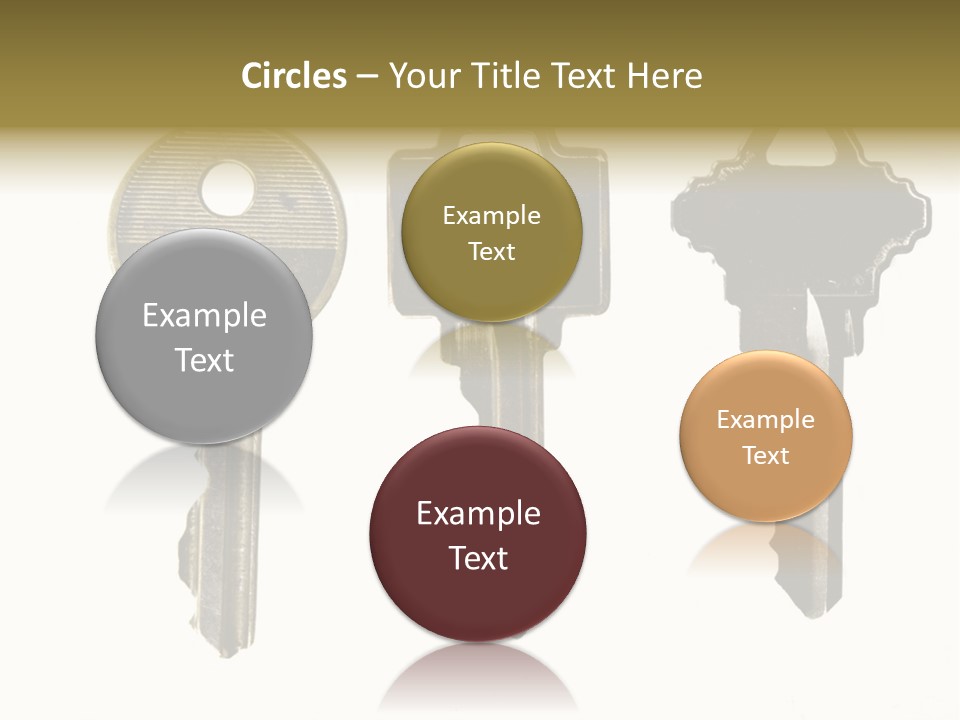 Frame Leaf Decoration PowerPoint Template