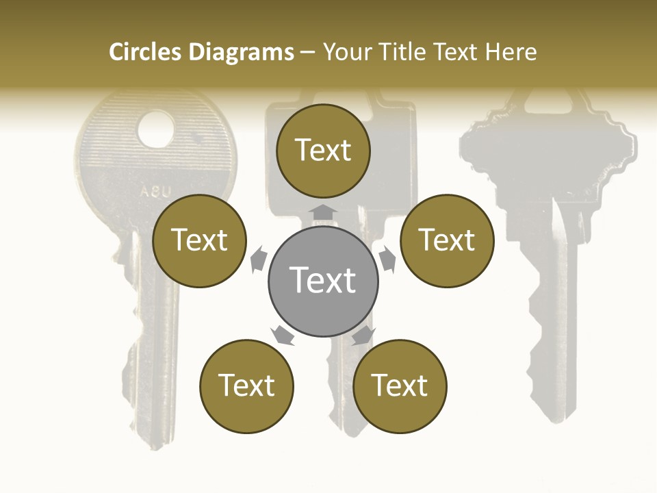 Frame Leaf Decoration PowerPoint Template