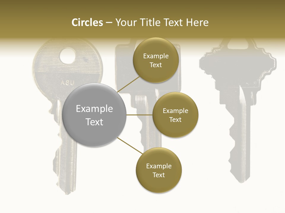 Frame Leaf Decoration PowerPoint Template