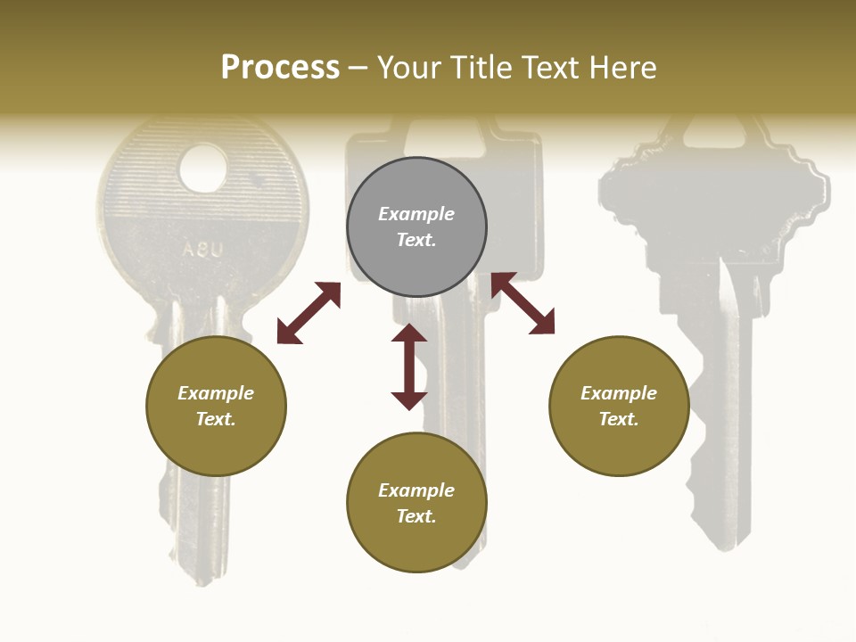 Frame Leaf Decoration PowerPoint Template