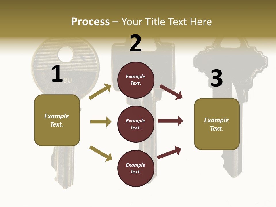 Frame Leaf Decoration PowerPoint Template