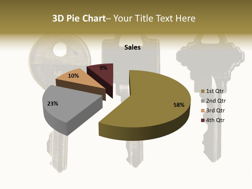 Frame Leaf Decoration PowerPoint Template
