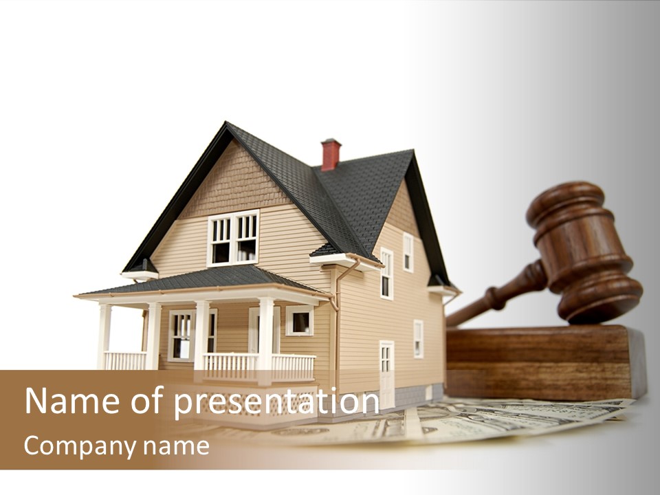 Building Agent House PowerPoint Template