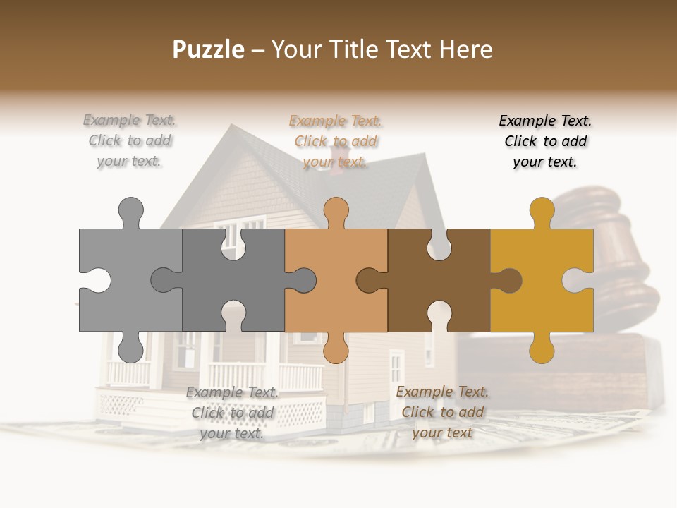 Building Agent House PowerPoint Template