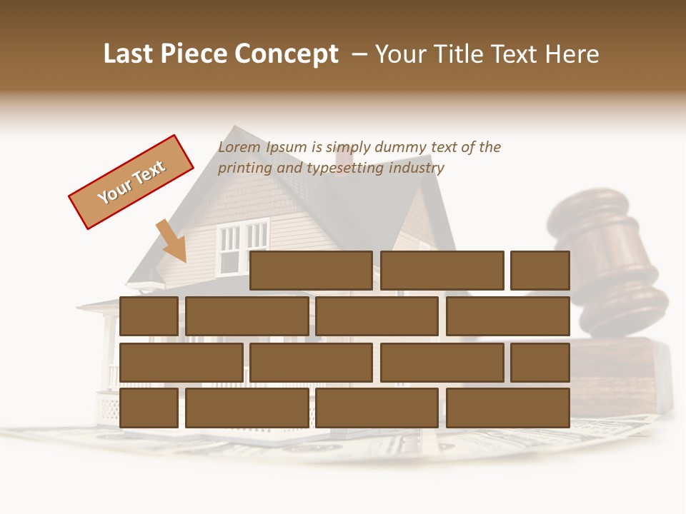 Building Agent House PowerPoint Template