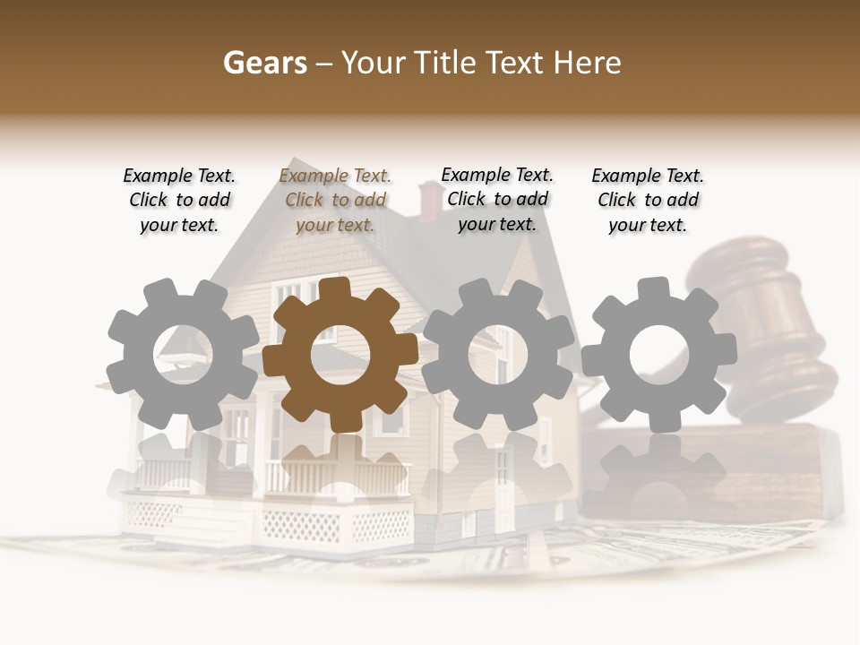 Building Agent House PowerPoint Template