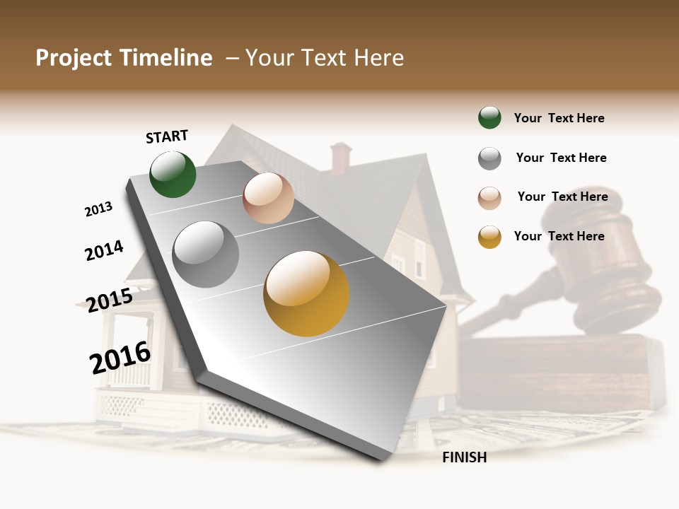 Building Agent House PowerPoint Template
