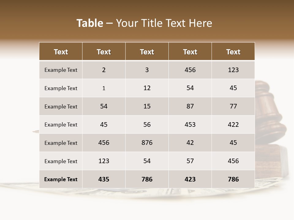 Building Agent House PowerPoint Template