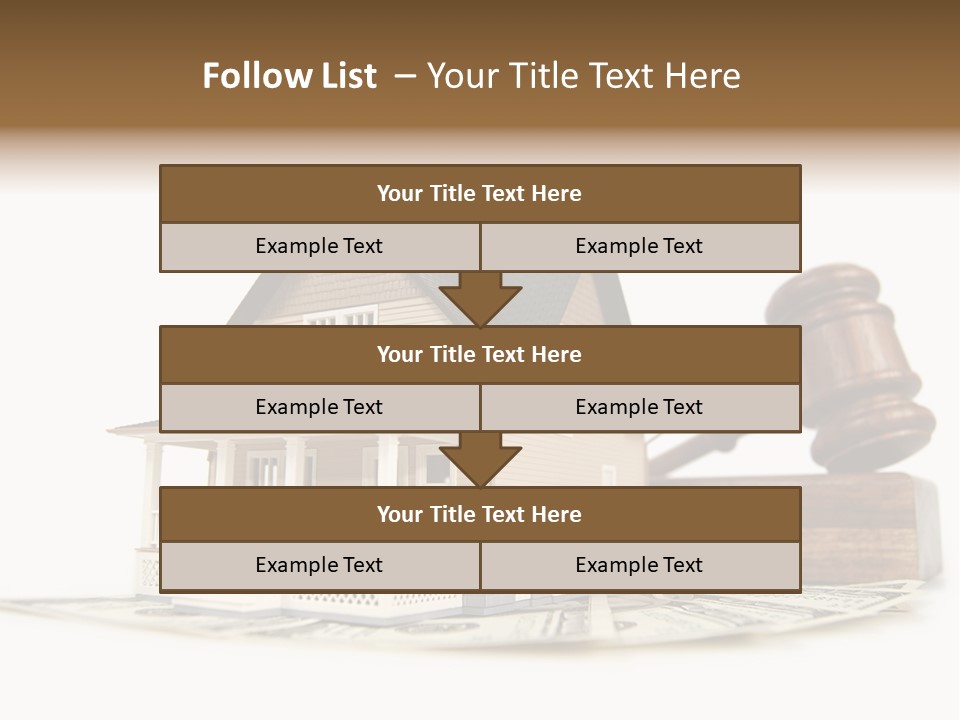 Building Agent House PowerPoint Template