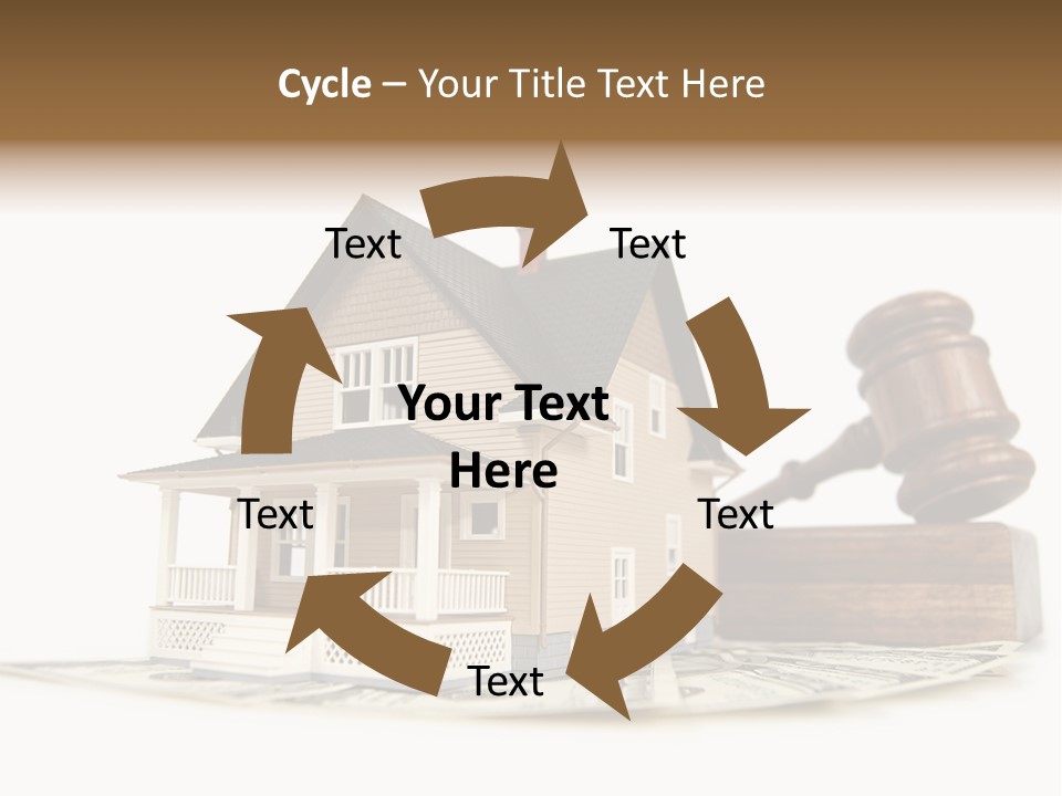 Building Agent House PowerPoint Template