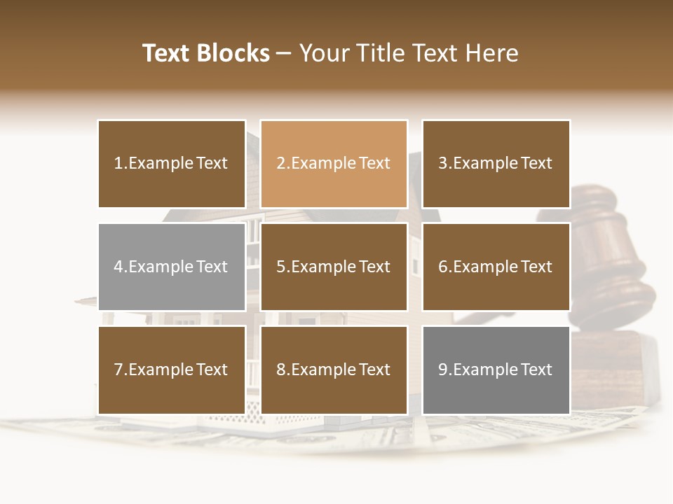 Building Agent House PowerPoint Template