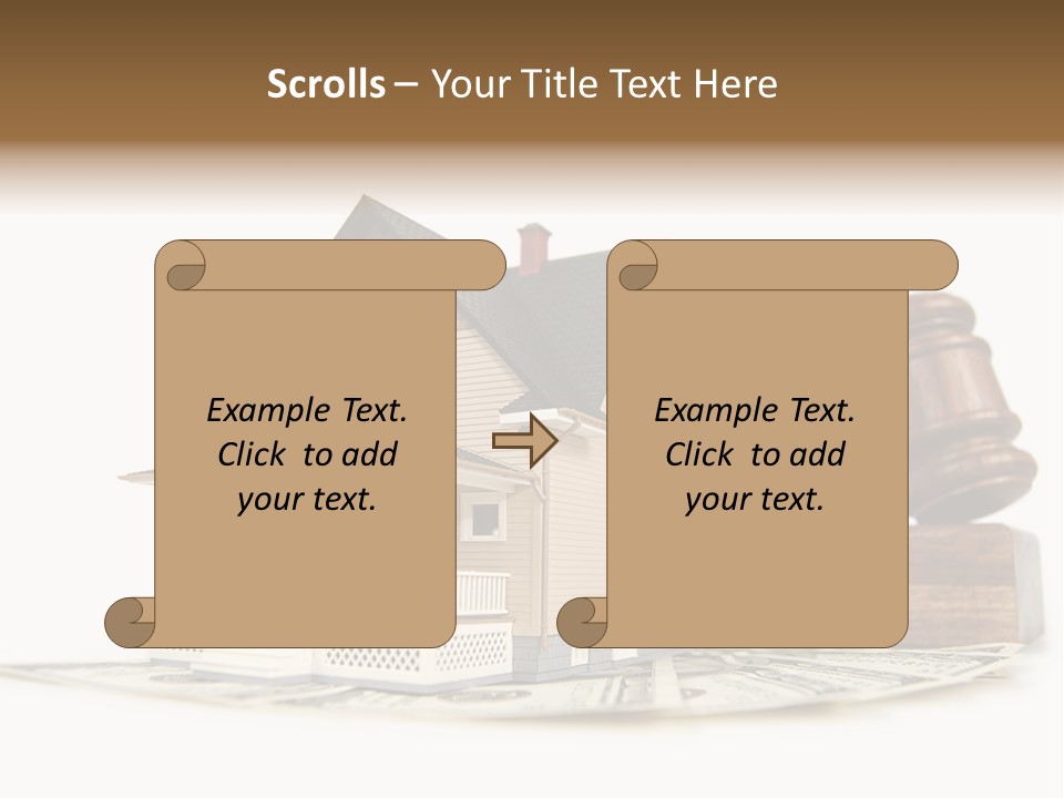 Building Agent House PowerPoint Template