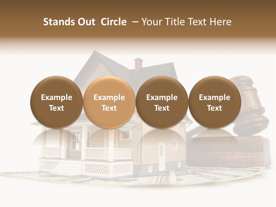 Building Agent House PowerPoint Template