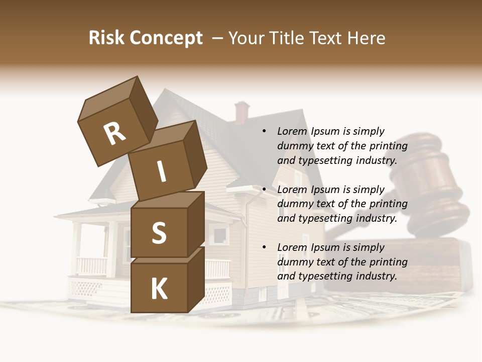 Building Agent House PowerPoint Template