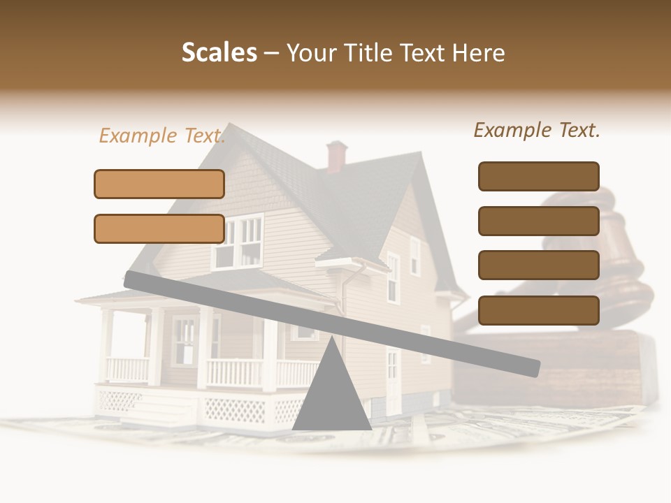 Building Agent House PowerPoint Template