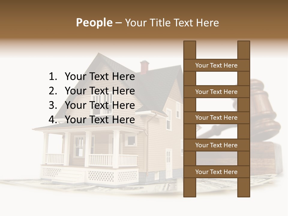 Building Agent House PowerPoint Template