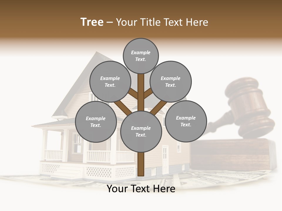 Building Agent House PowerPoint Template