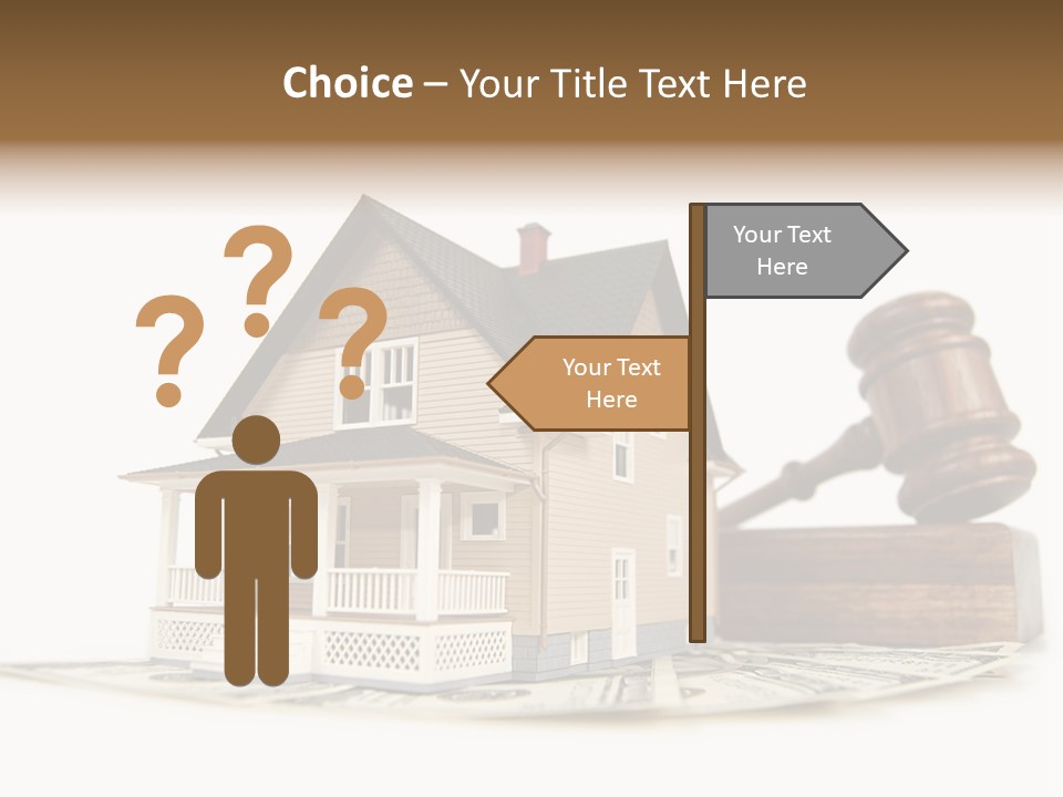 Building Agent House PowerPoint Template