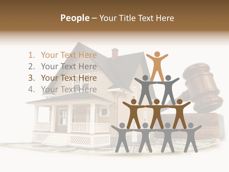 Building Agent House PowerPoint Template