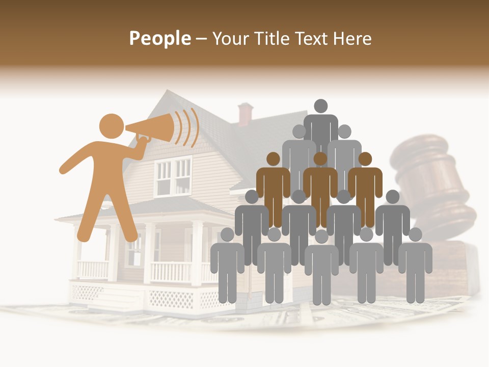 Building Agent House PowerPoint Template