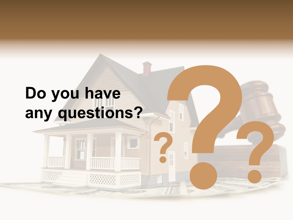 Building Agent House PowerPoint Template