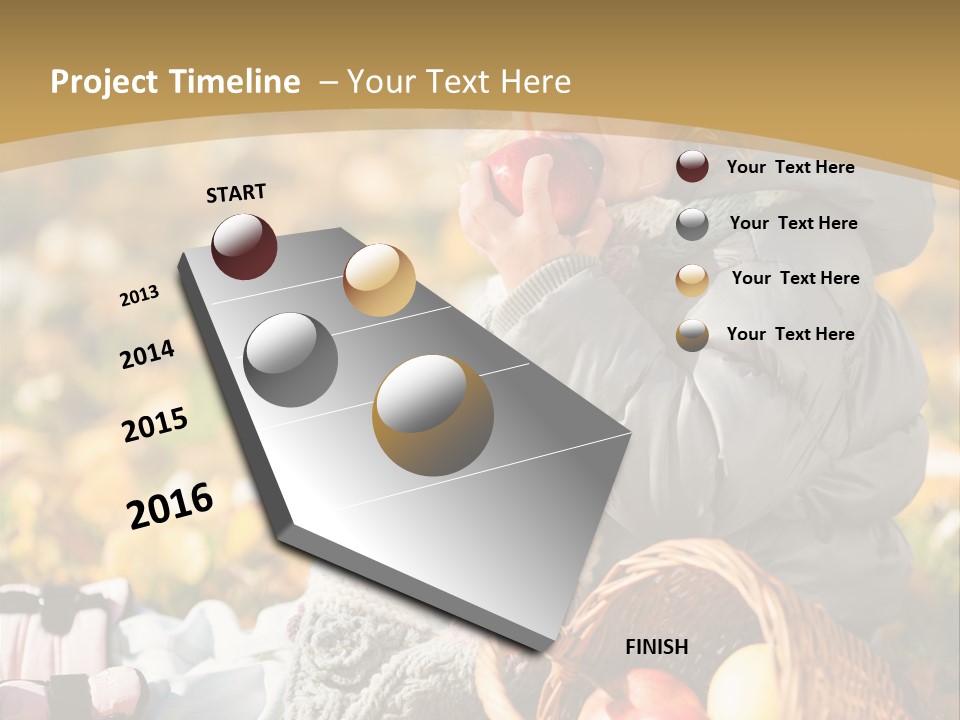 Clothes Foliage Face PowerPoint Template