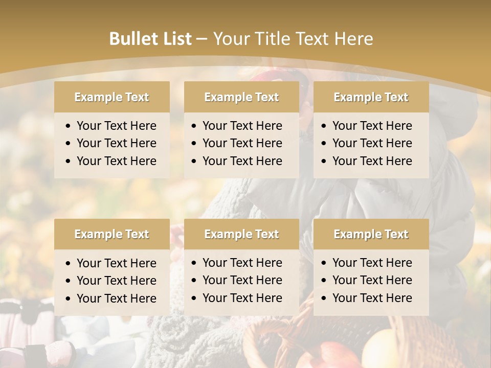 Clothes Foliage Face PowerPoint Template