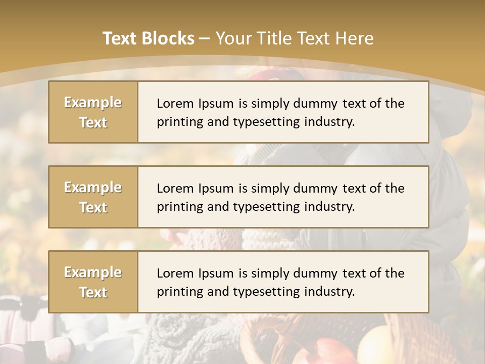 Clothes Foliage Face PowerPoint Template