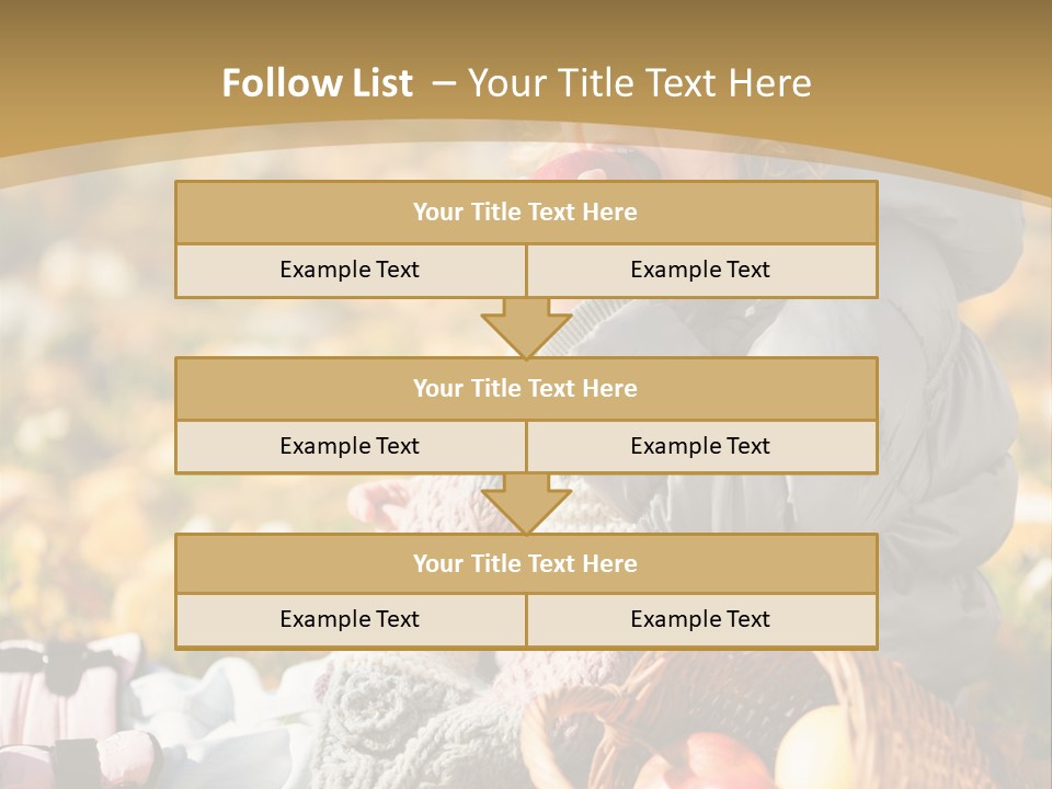 Clothes Foliage Face PowerPoint Template