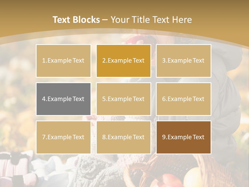 Clothes Foliage Face PowerPoint Template