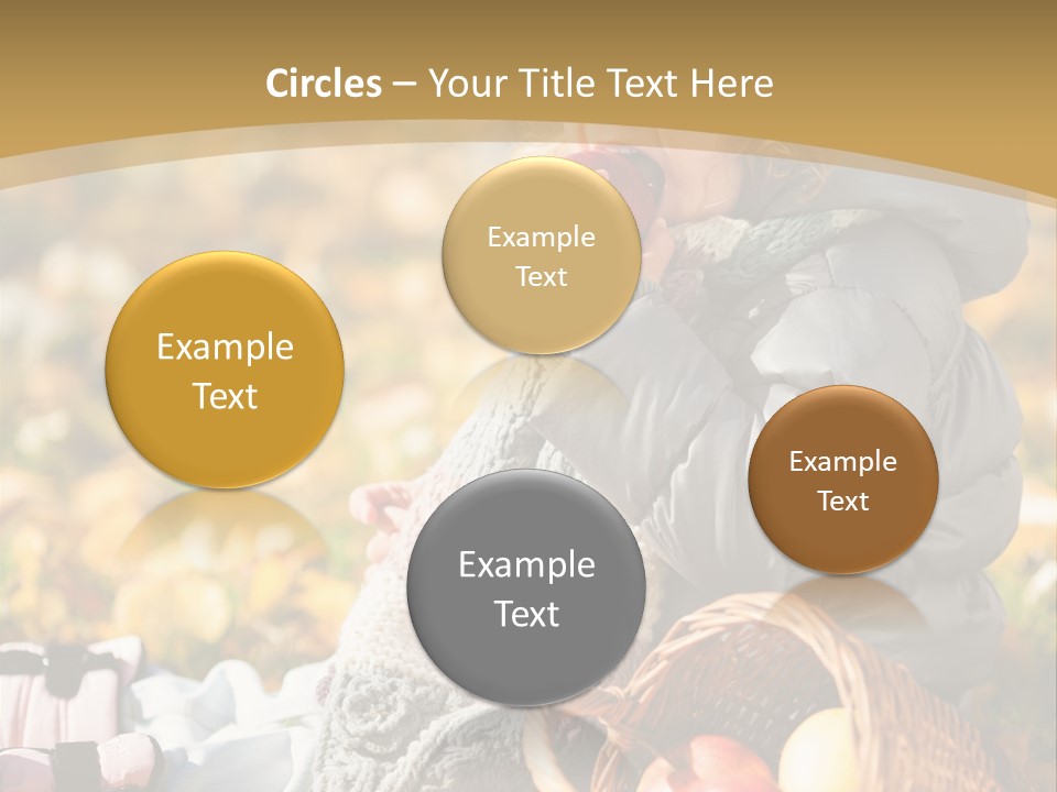 Clothes Foliage Face PowerPoint Template