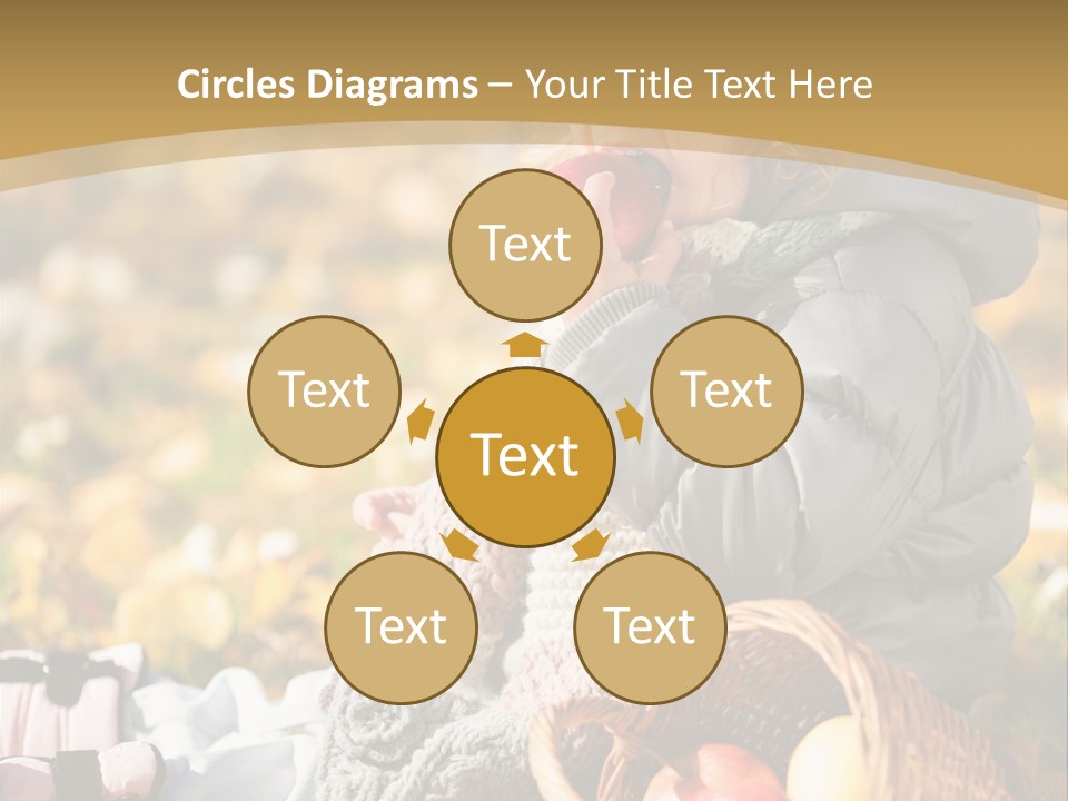 Clothes Foliage Face PowerPoint Template