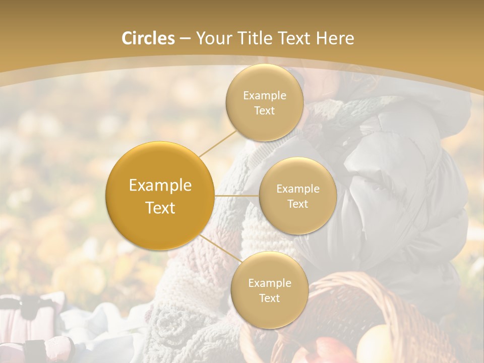 Clothes Foliage Face PowerPoint Template