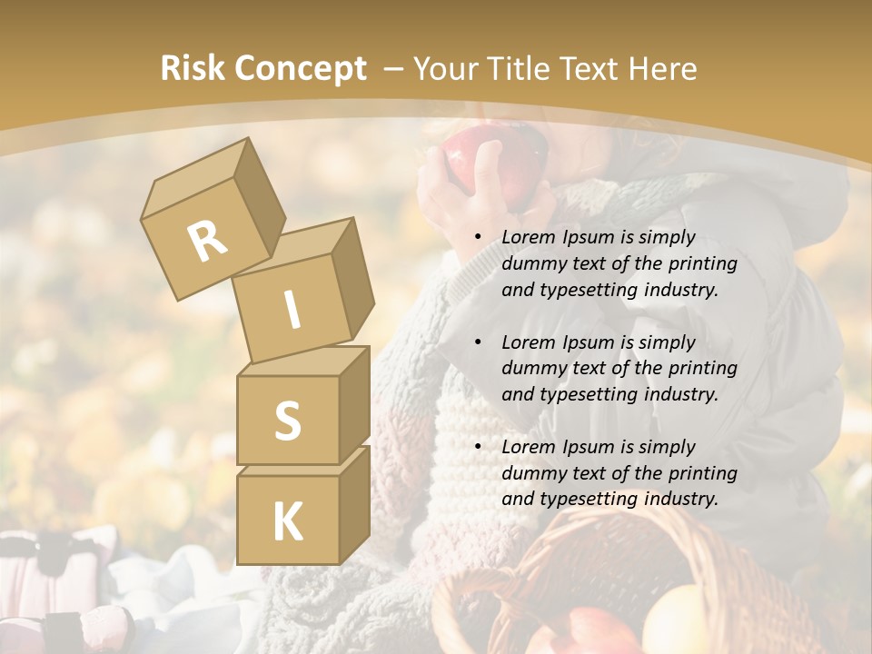 Clothes Foliage Face PowerPoint Template