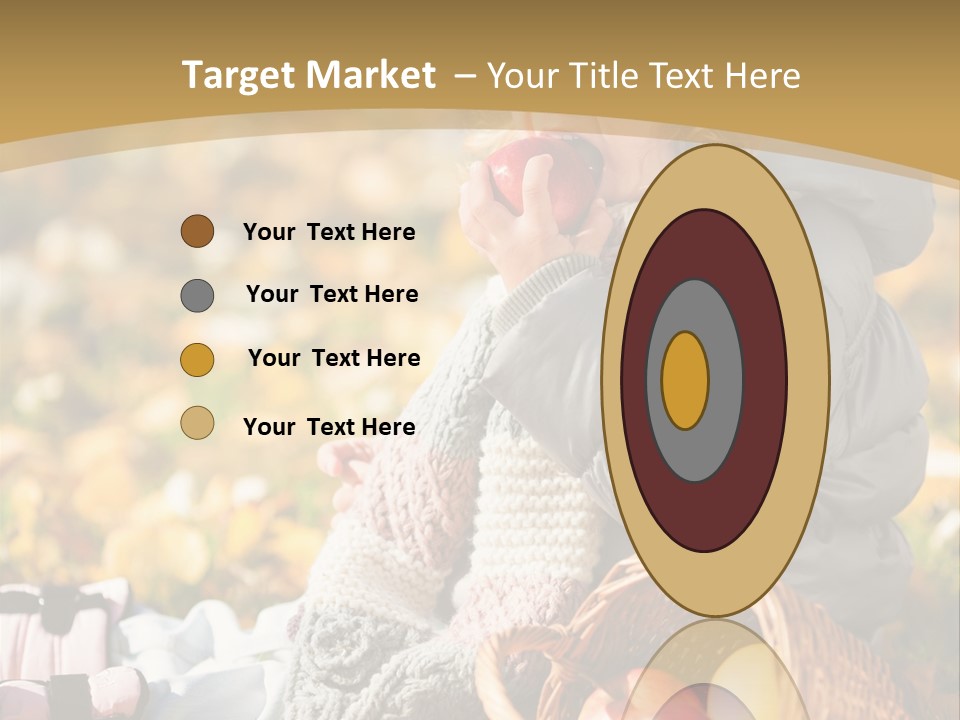 Clothes Foliage Face PowerPoint Template