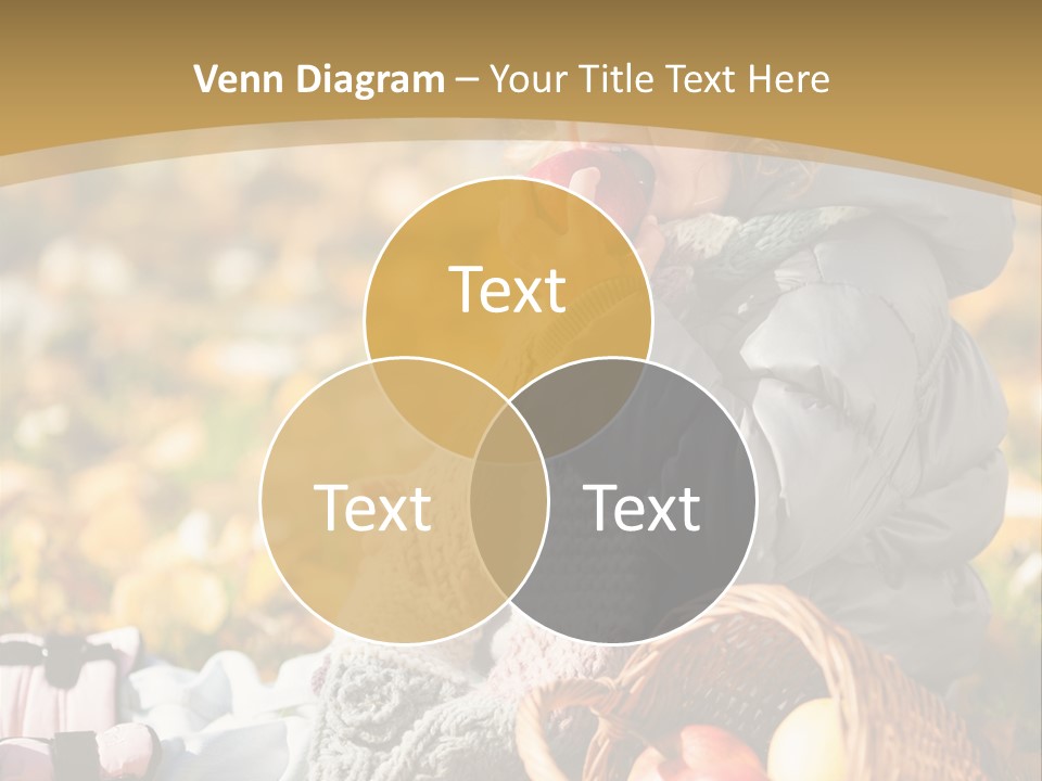 Clothes Foliage Face PowerPoint Template