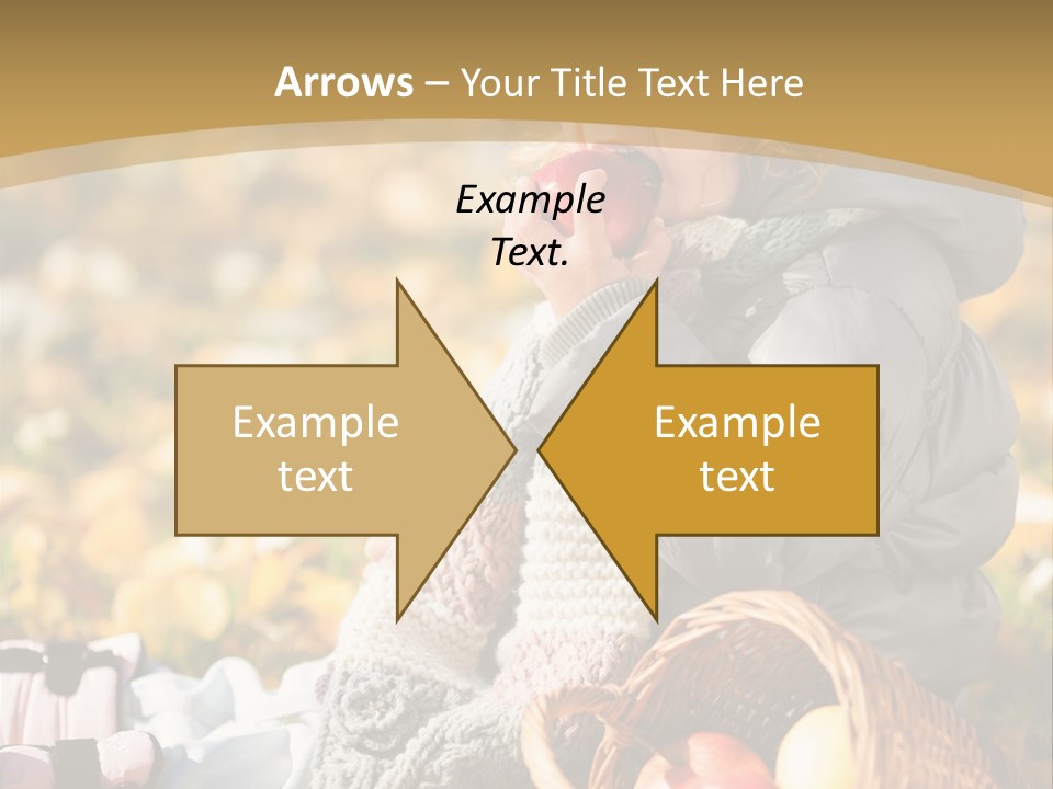 Clothes Foliage Face PowerPoint Template