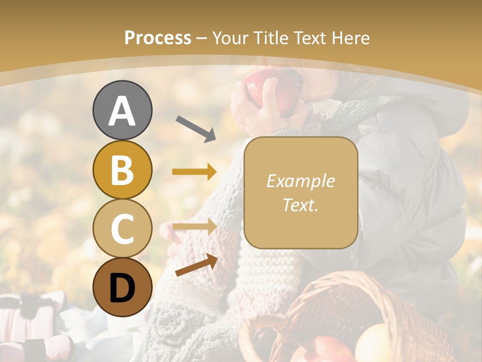 Clothes Foliage Face PowerPoint Template