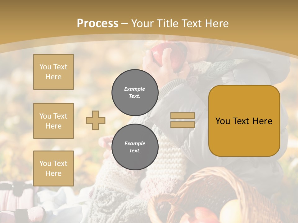 Clothes Foliage Face PowerPoint Template