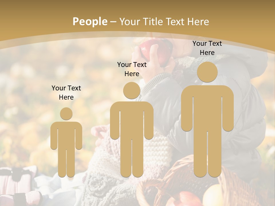 Clothes Foliage Face PowerPoint Template