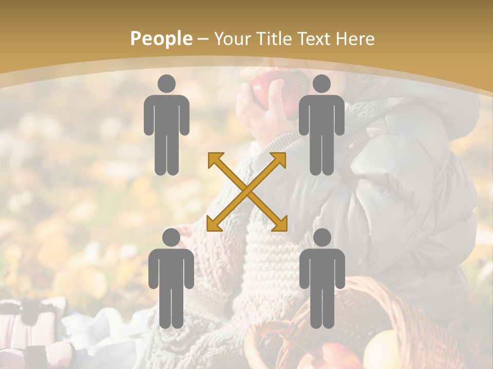 Clothes Foliage Face PowerPoint Template