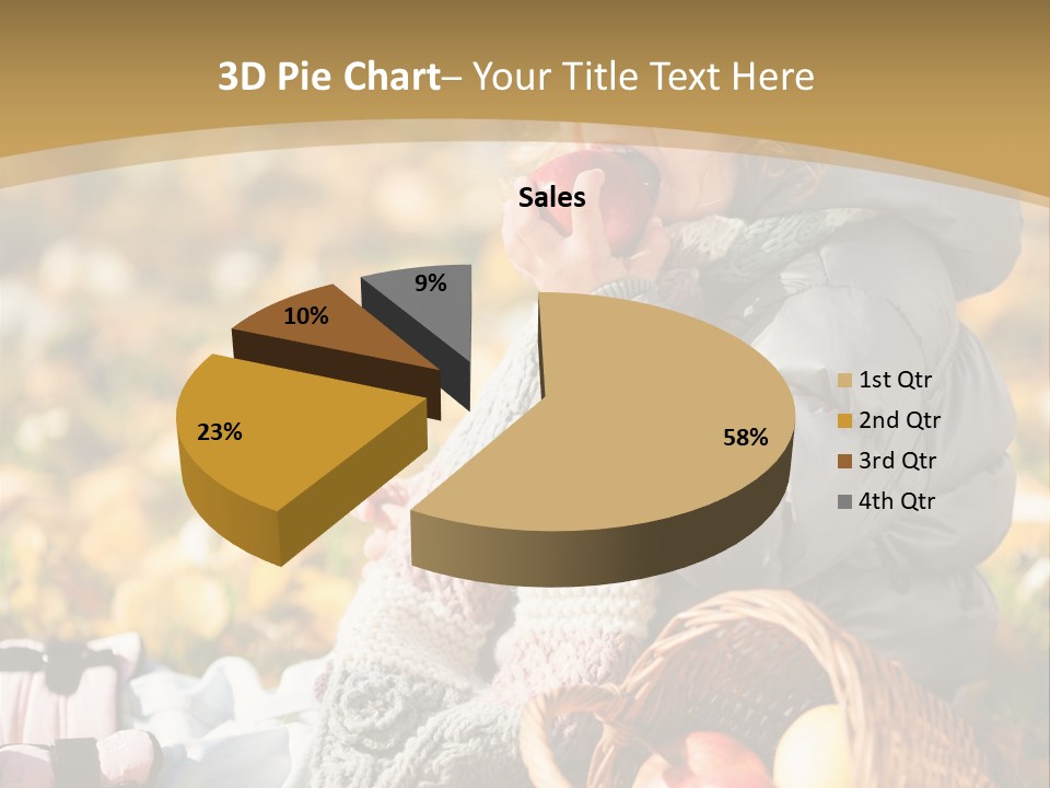 Clothes Foliage Face PowerPoint Template