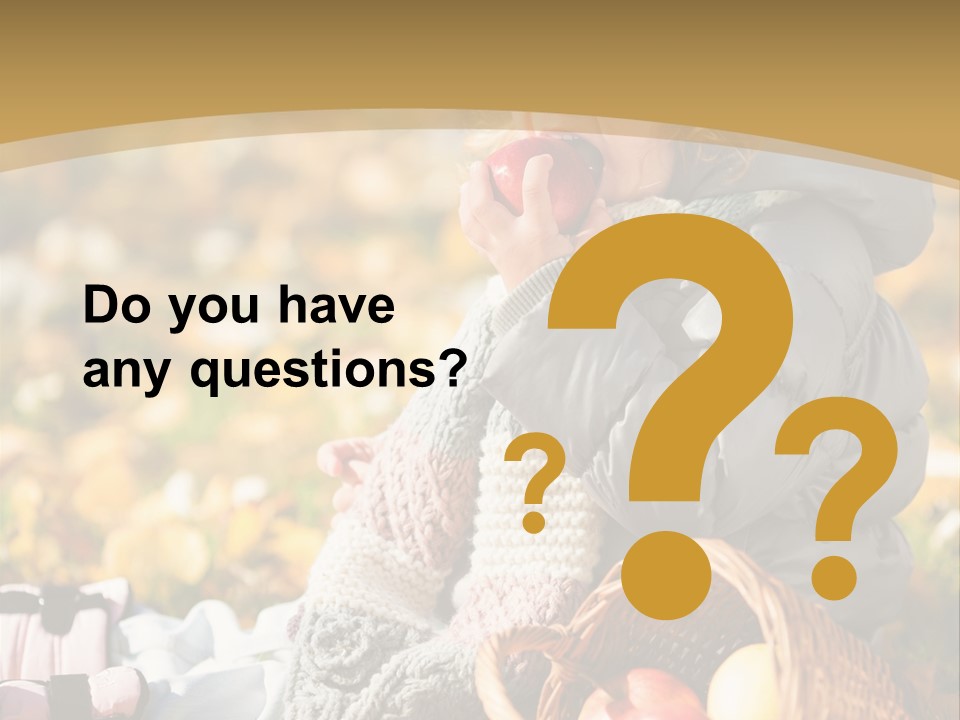 Clothes Foliage Face PowerPoint Template