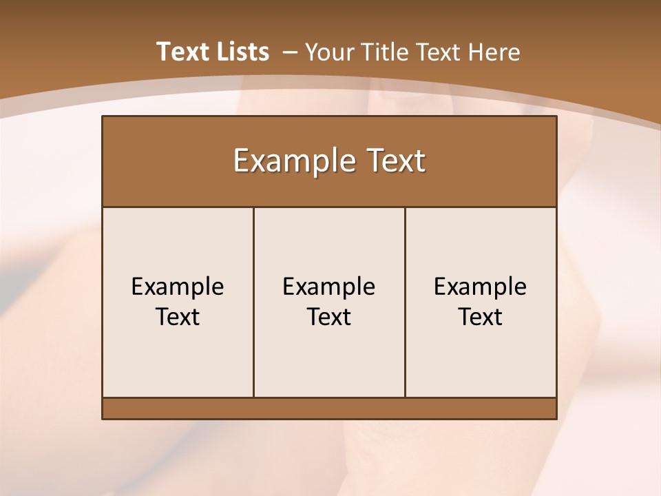 Natural Touch Fusion PowerPoint Template